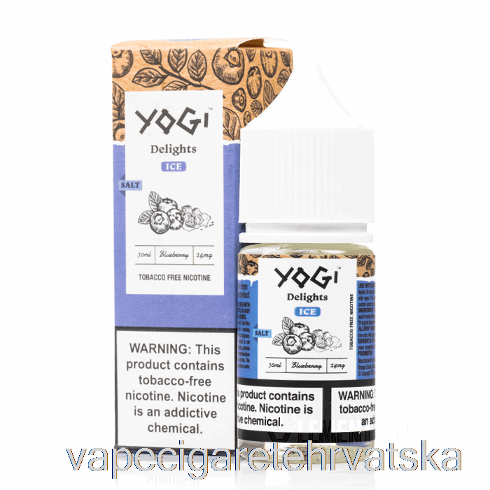 Vape Hrvatska Ledene Soli Od Borovnice - Yogi Užici - 30ml 24mg